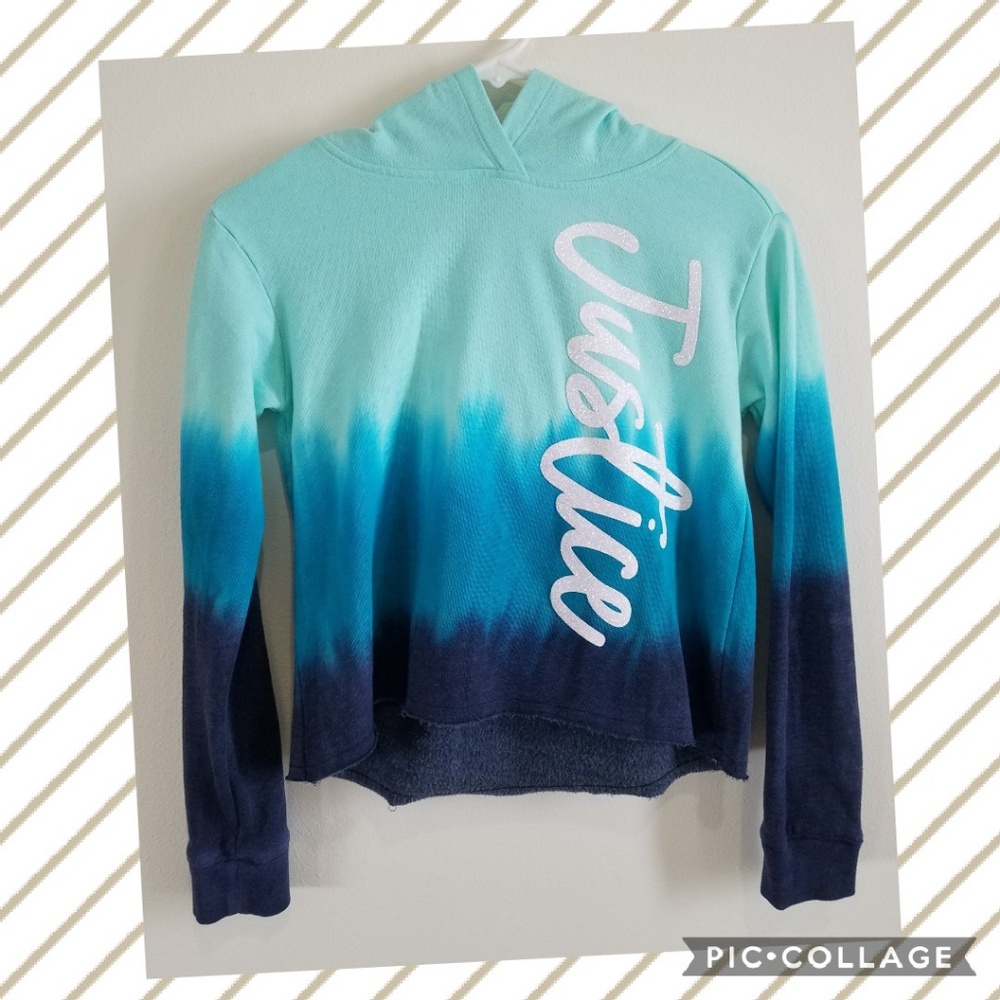 Justice Girls' Crop Hoodie